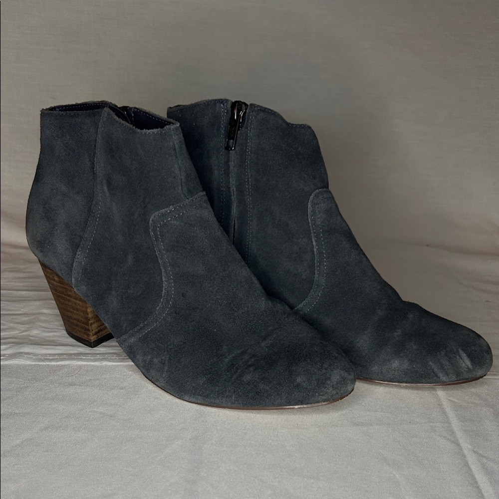 GAP Navy Suede Ankle Booties